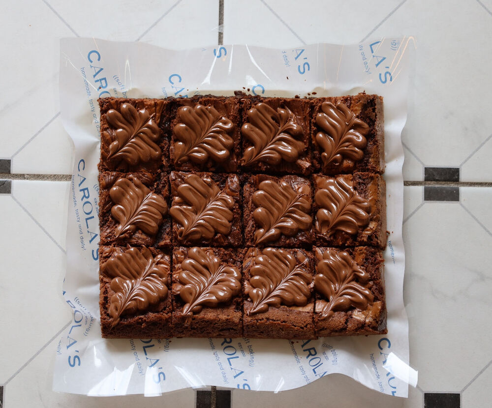 Charola de brownies